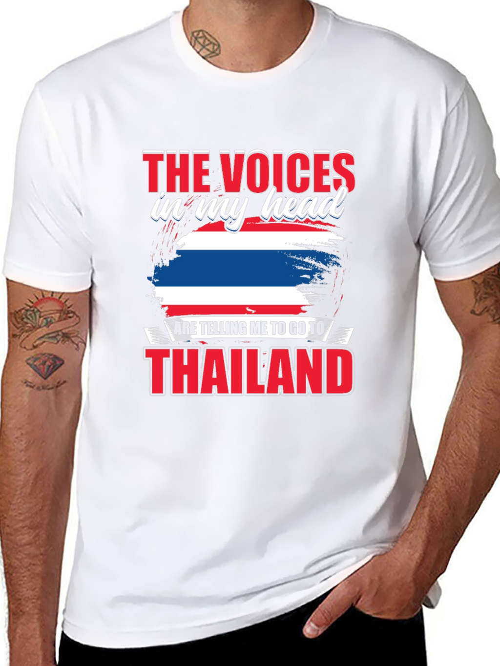 Thailand T-Shirt: Voices in My Head Travel Tee