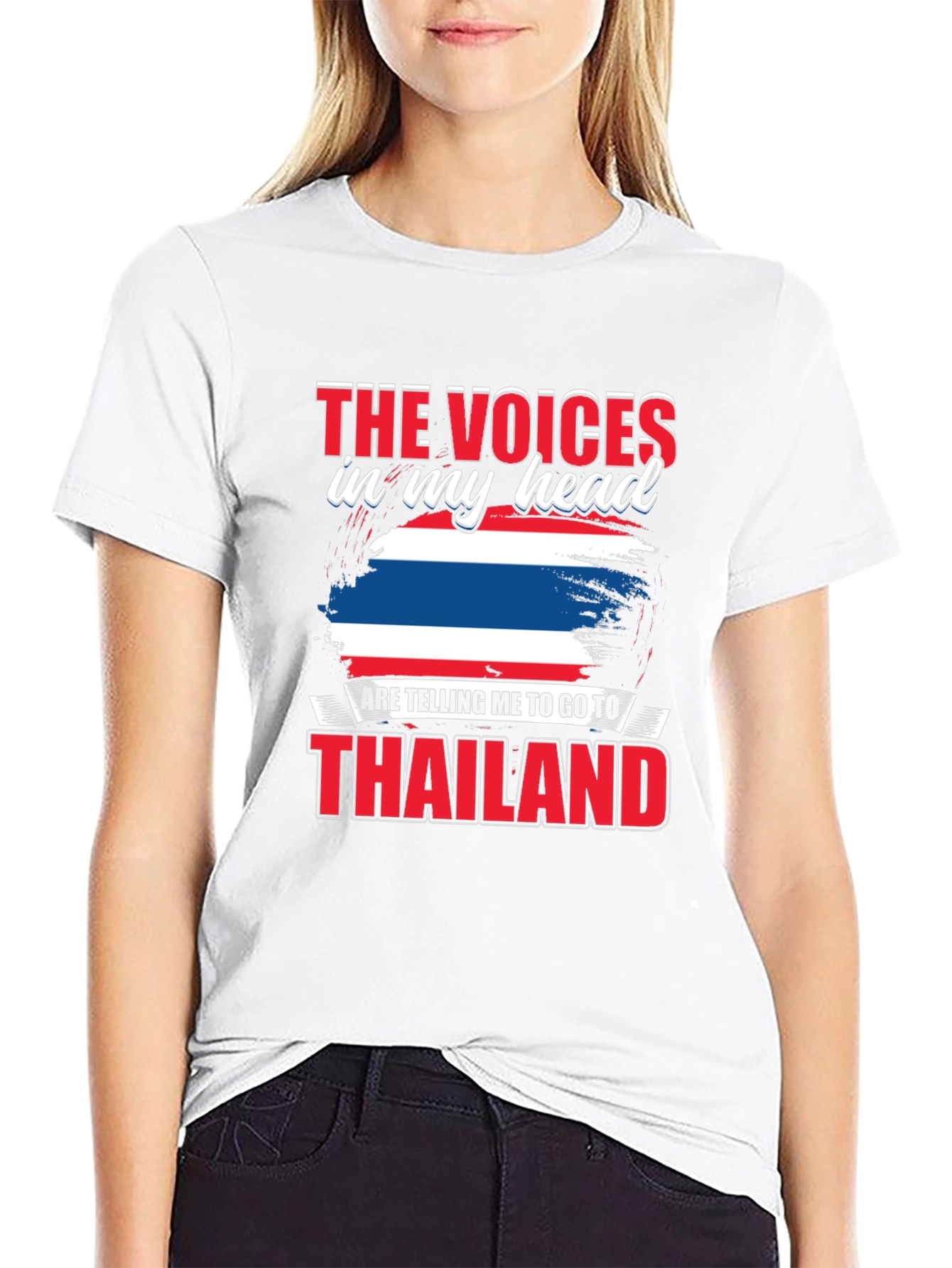 Thailand T-Shirt: Voices in My Head Travel Tee