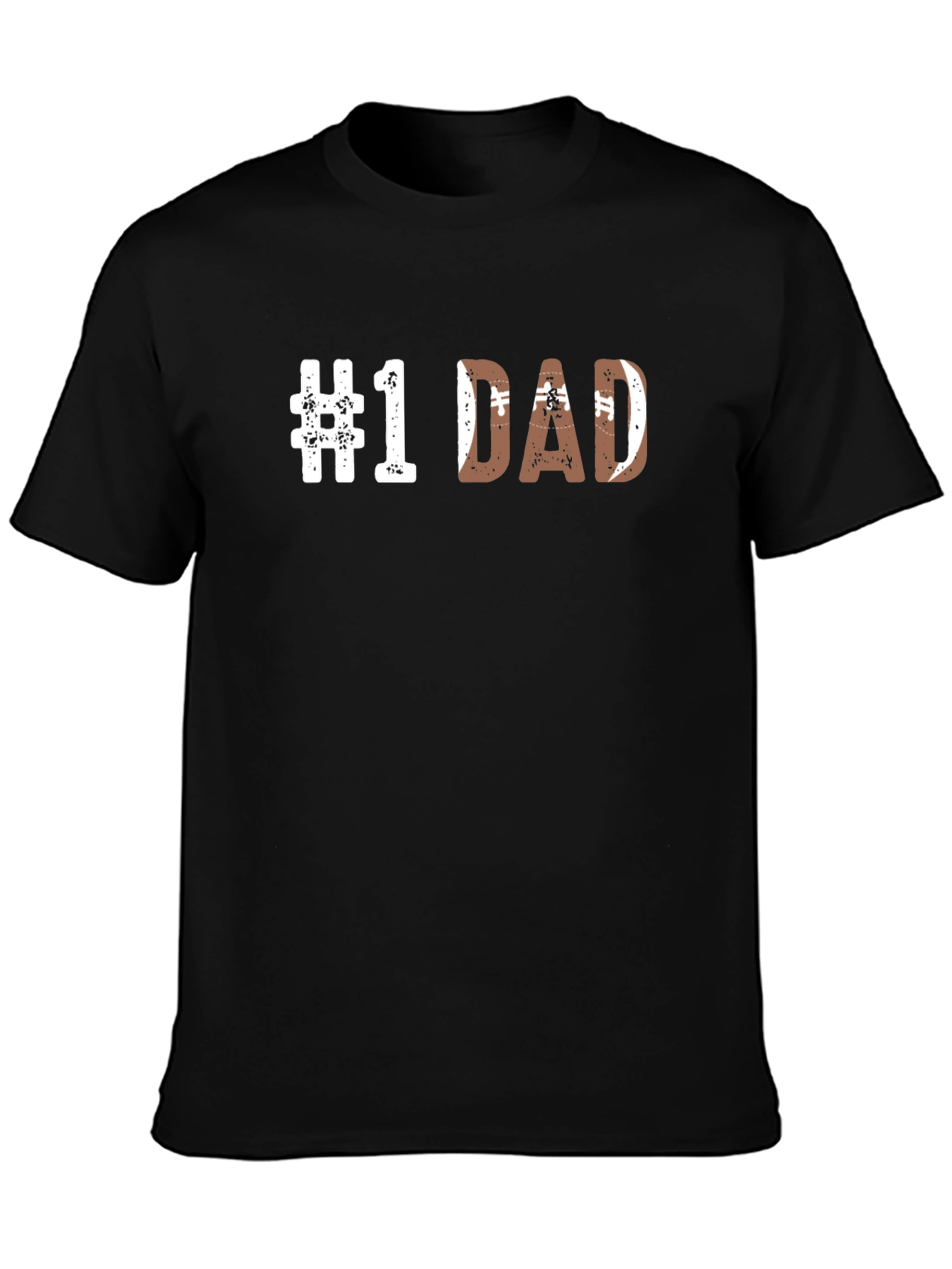 #1 Dad Football Graphic Tee - Fathers Day Gift