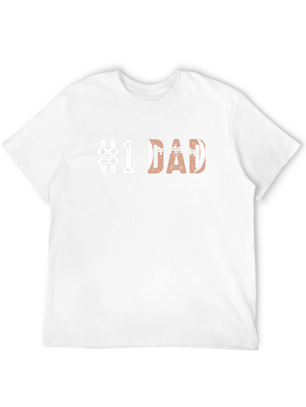 #1 Dad Football Graphic Tee - Fathers Day Gift
