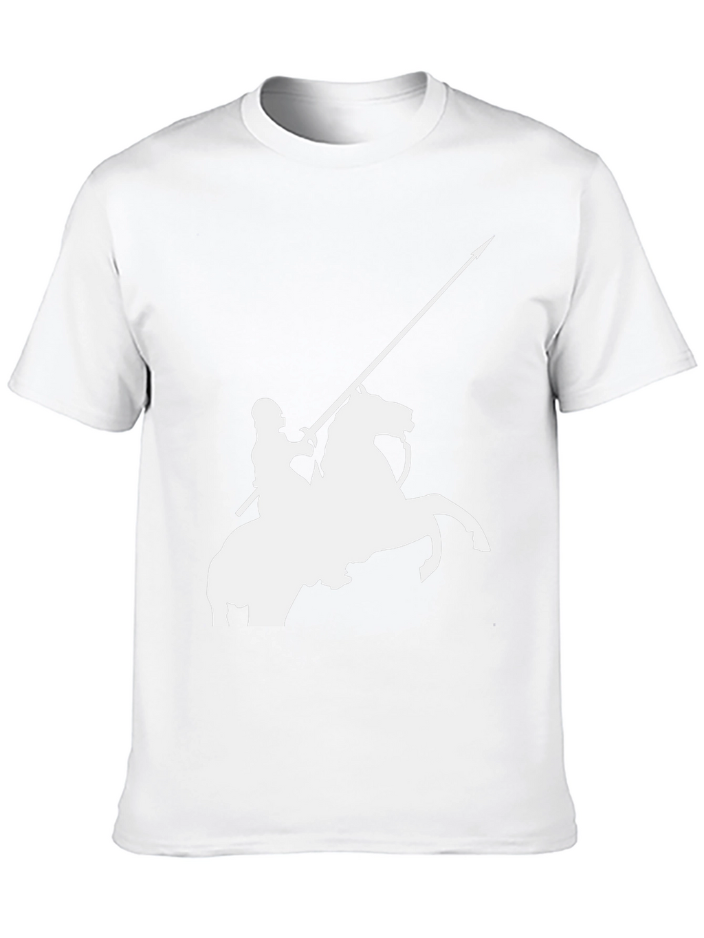 Knight on Horseback Black Tee
