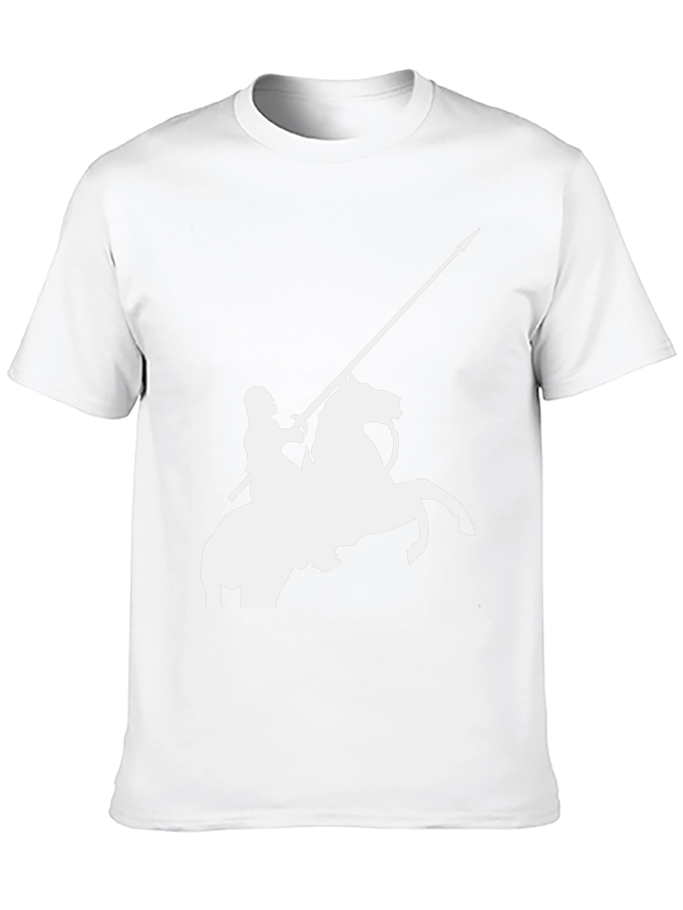 Knight on Horseback Black Tee