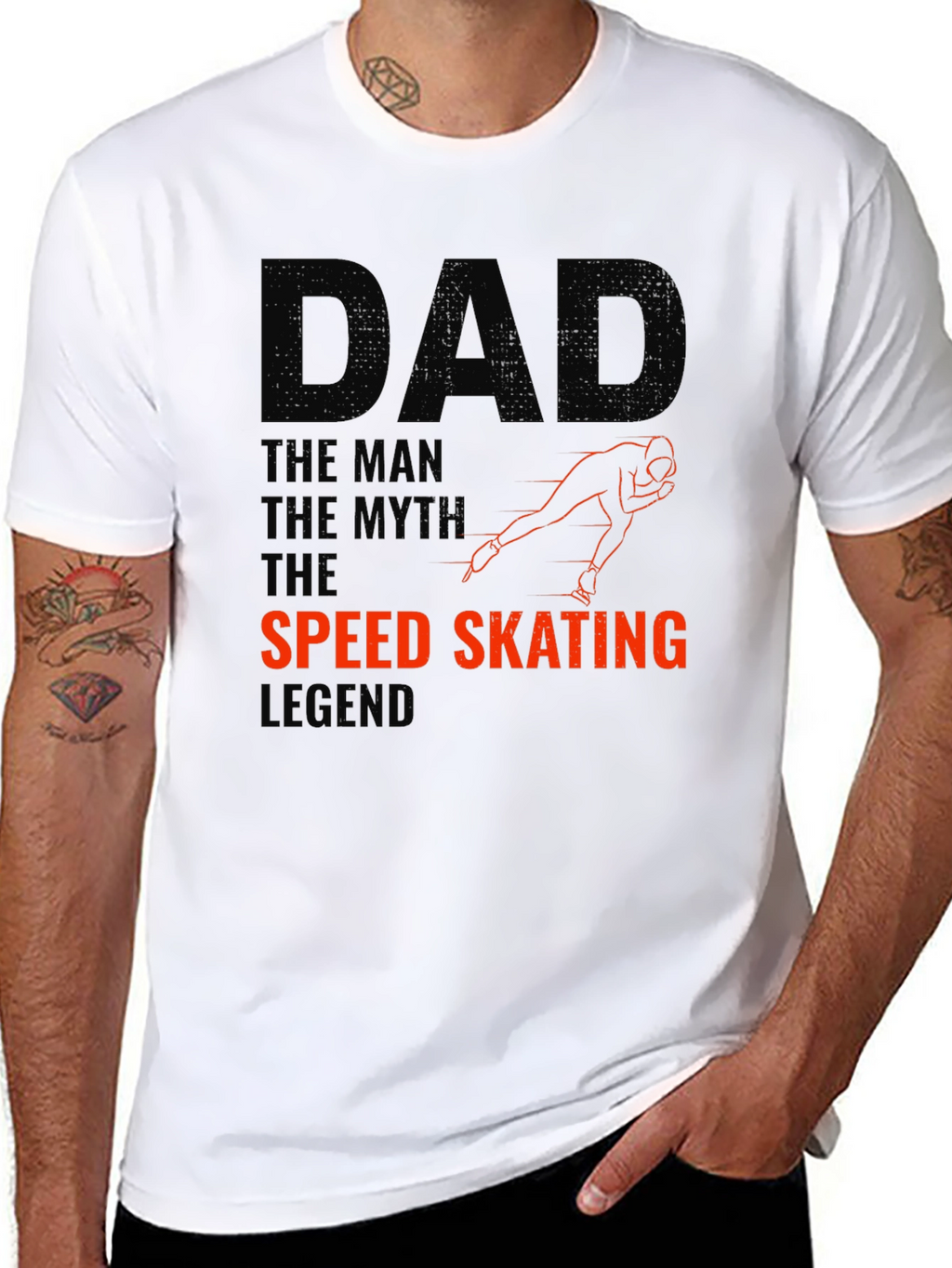 Dad Speed Skating Legend T-Shirt