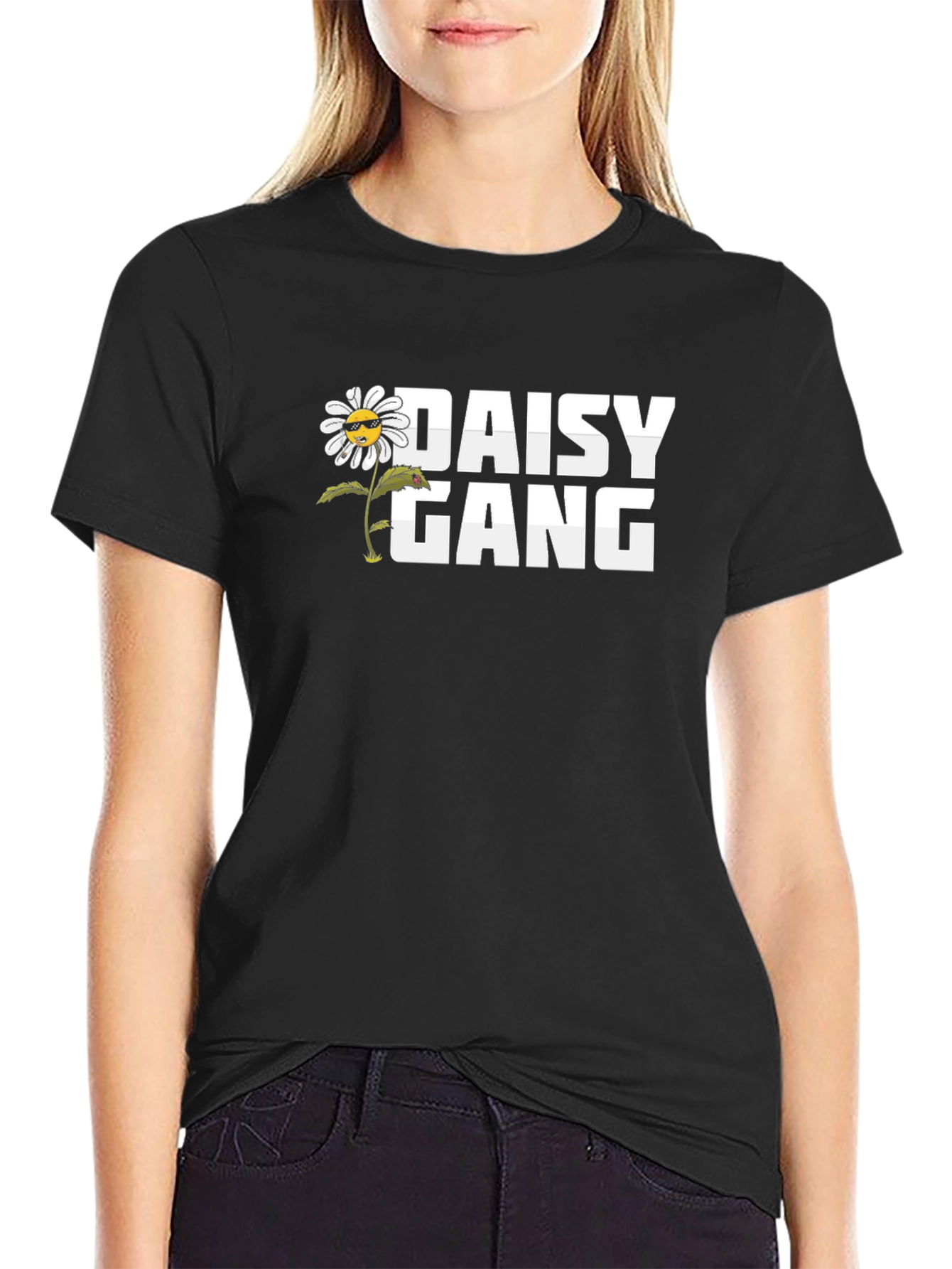 Daisy Gang Black T-Shirt