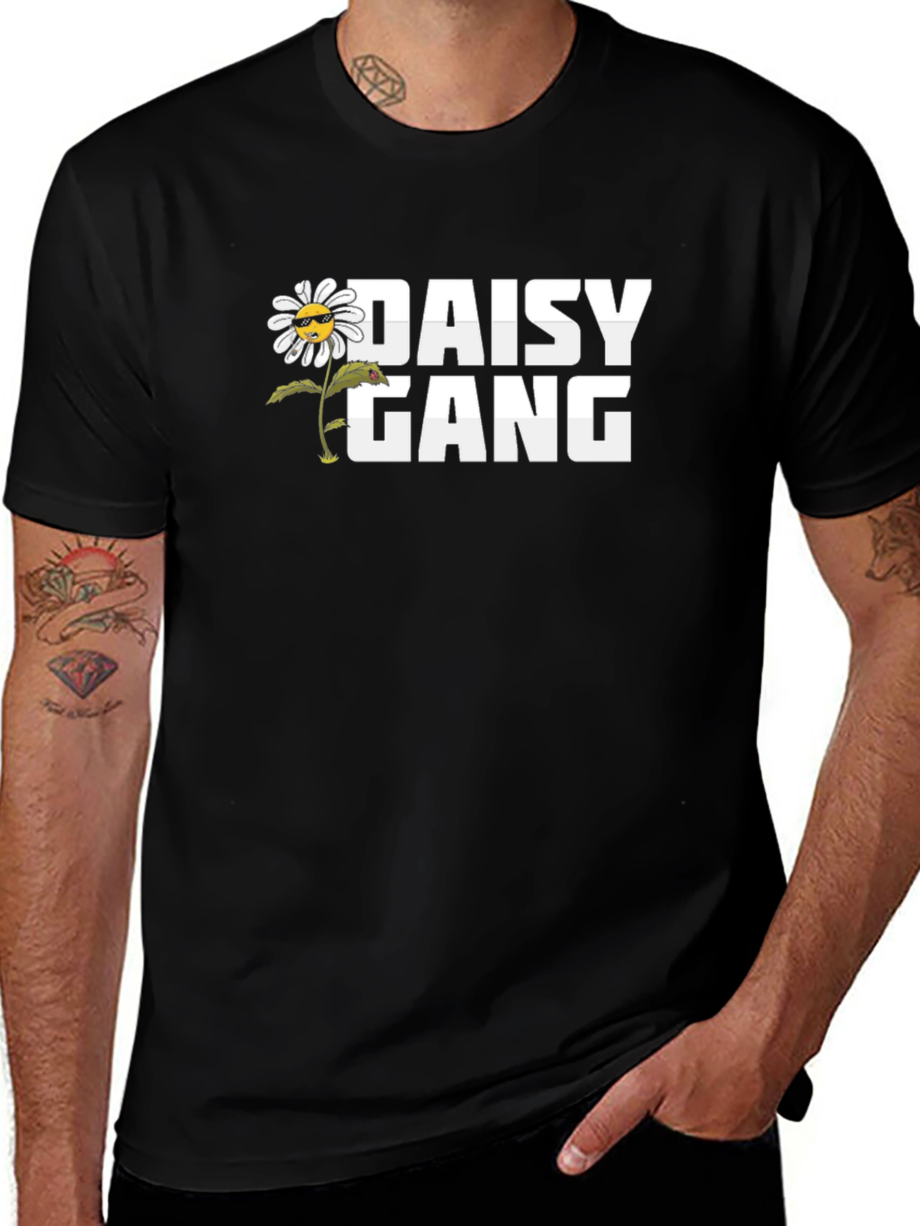 Daisy Gang Black T-Shirt