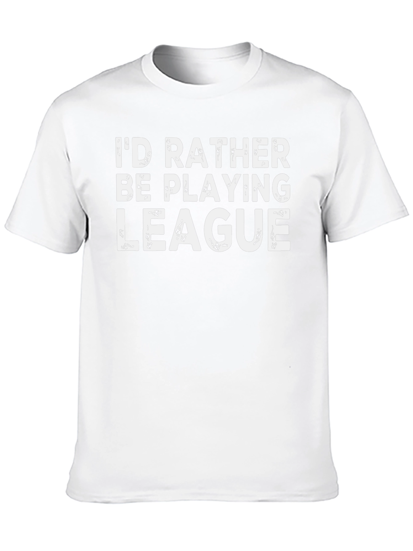 Id Rather Be Playing League T-Shirt - Gamer Tee