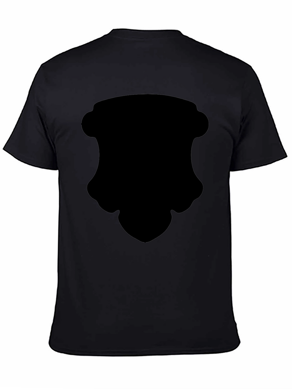 Mens Black Casual Short Sleeve T-Shirt