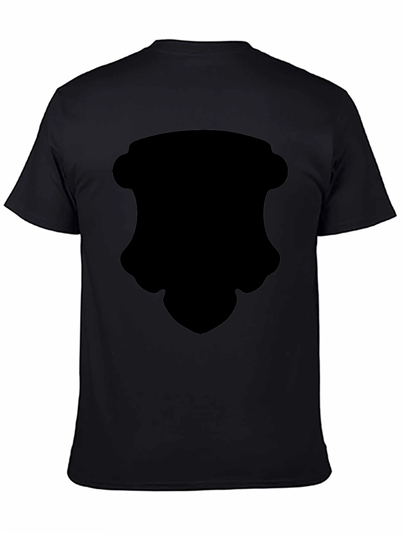 Mens Black Casual Short Sleeve T-Shirt