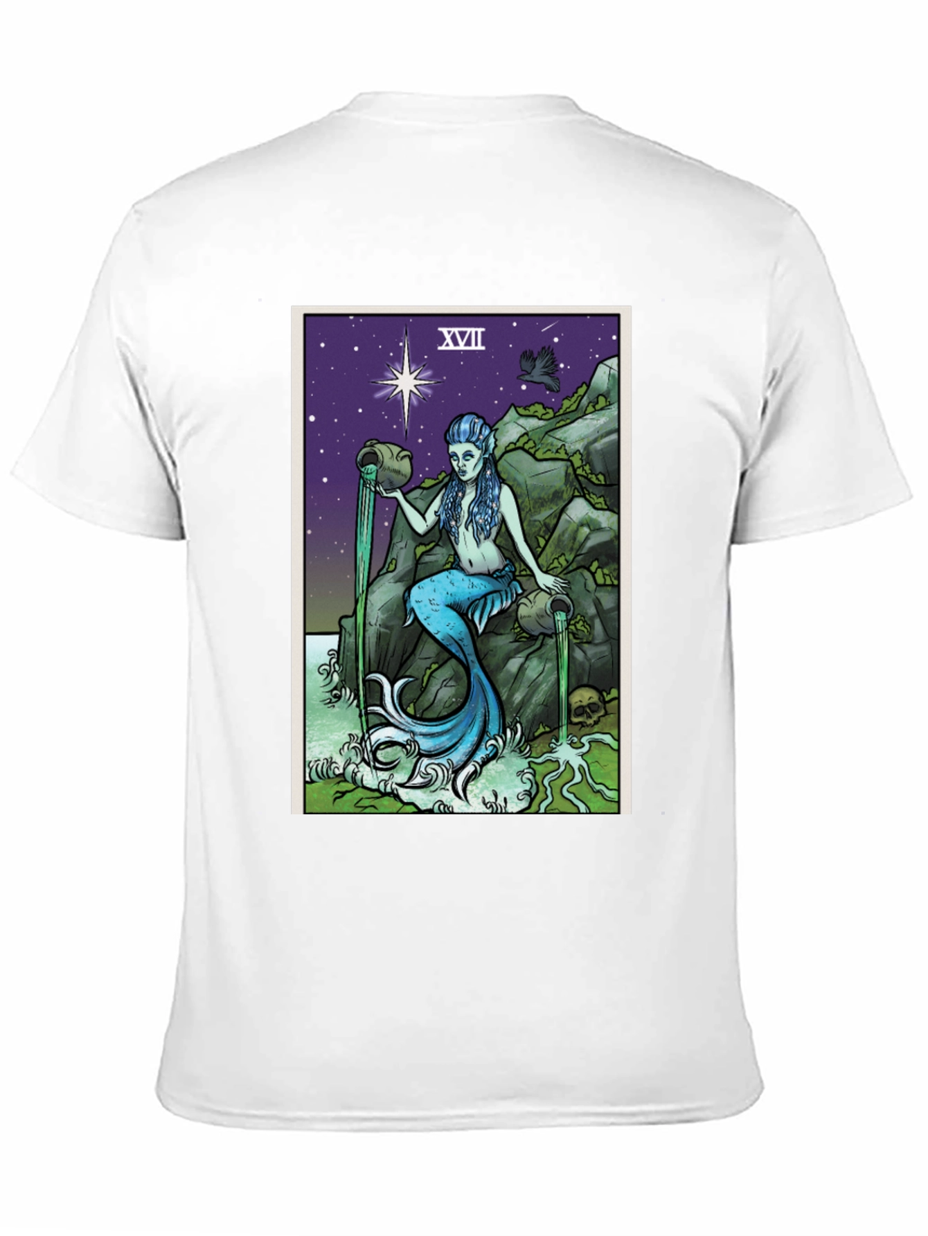 The Star Tarot Card T-Shirt - Mermaid Design