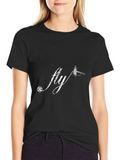 Fly Fishing Graphic Tee - Black