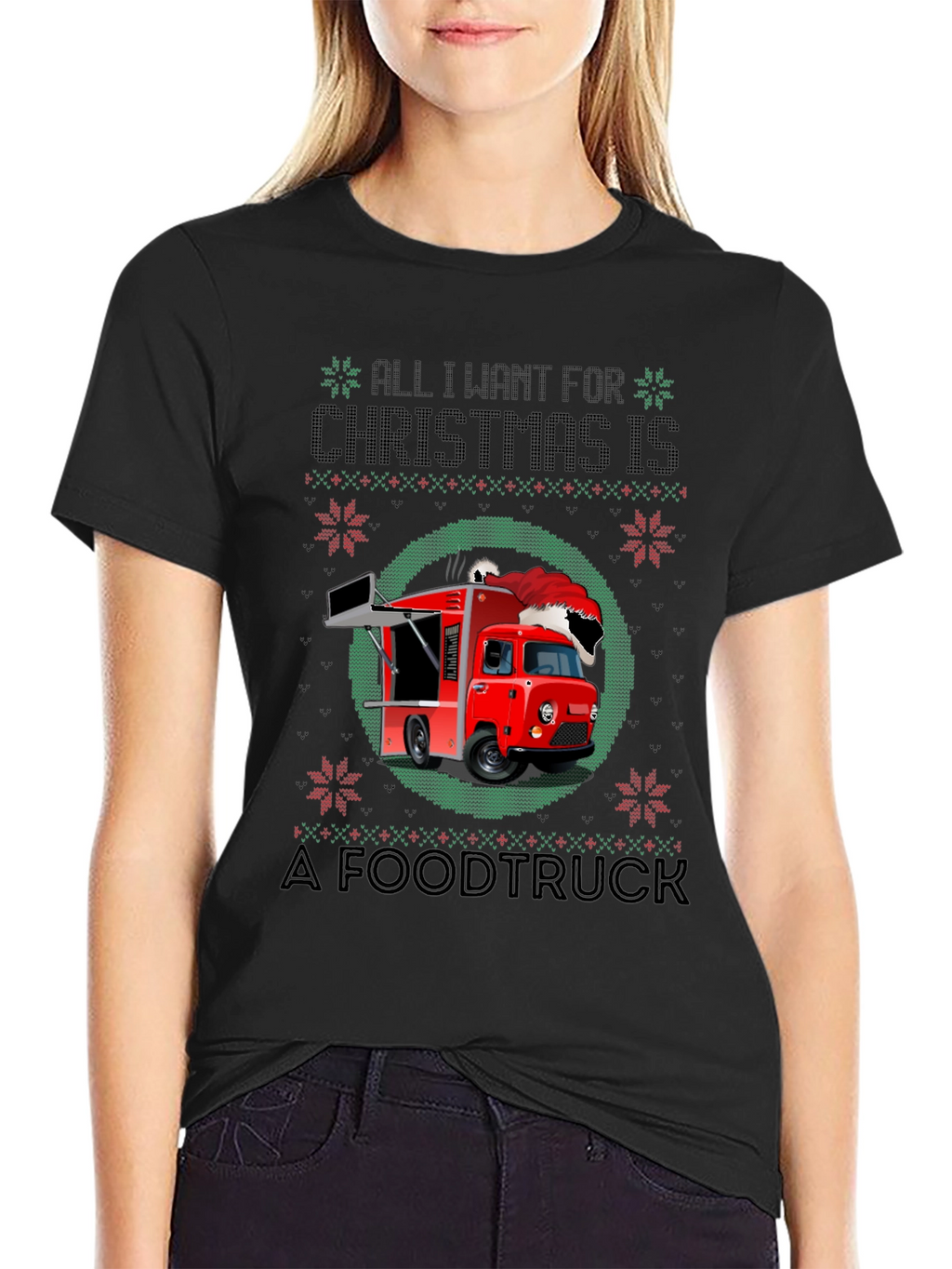 Christmas Food Truck Graphic Tee