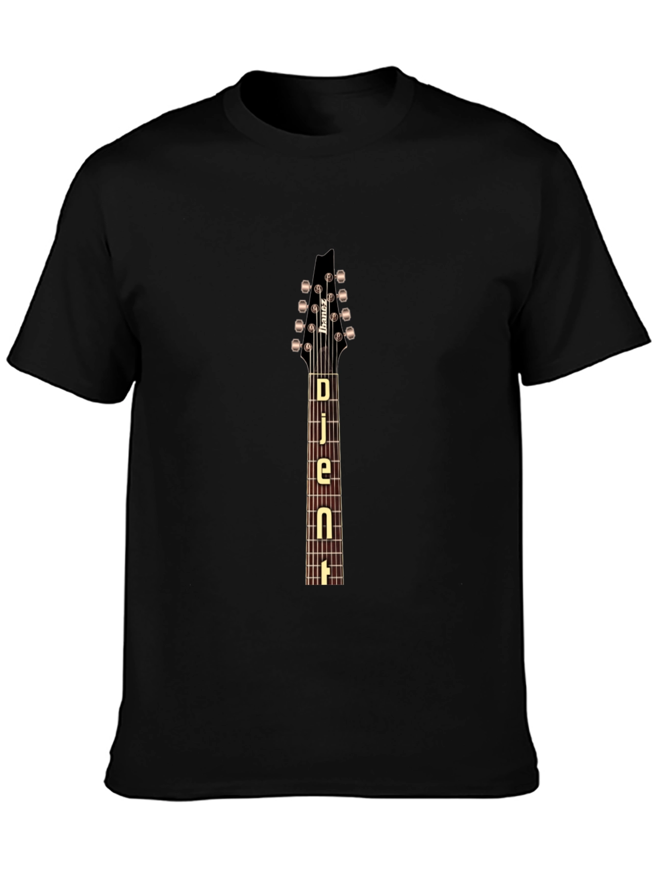 Djent Guitarist Black T-Shirt