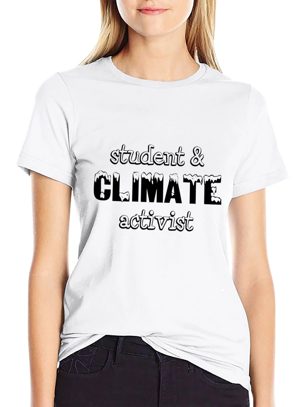 Student & Climate Activist Black T-Shirt