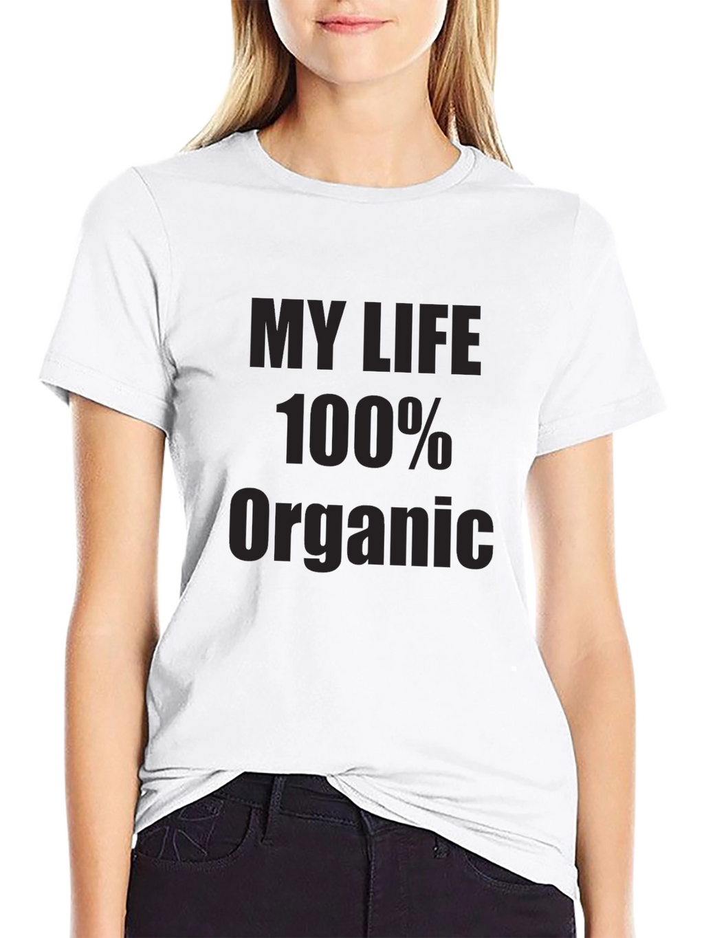 My Life 100% Organic Black T-Shirt