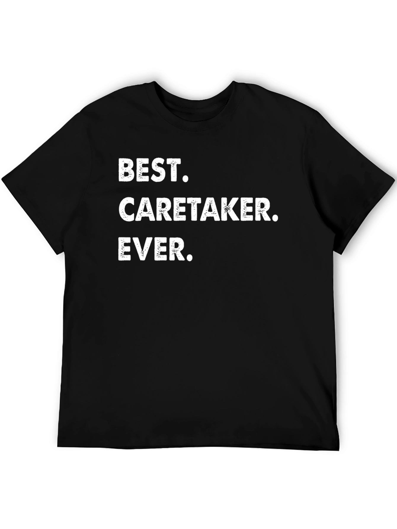 Best Caretaker Ever T-Shirt - Black