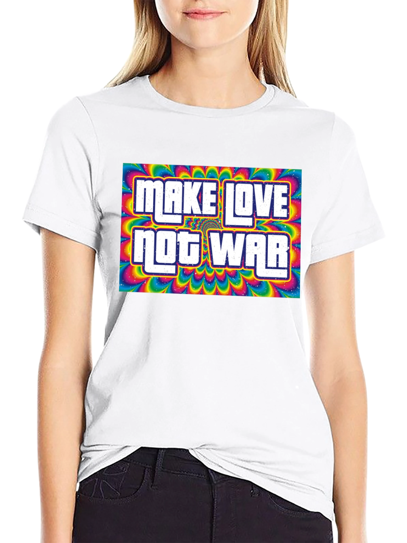 Make Love Not War Psychedelic T-Shirt