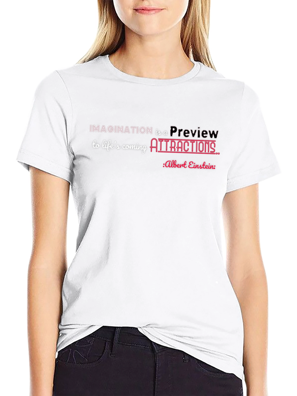 Imagination Preview Tee - Einstein Quote Shirt
