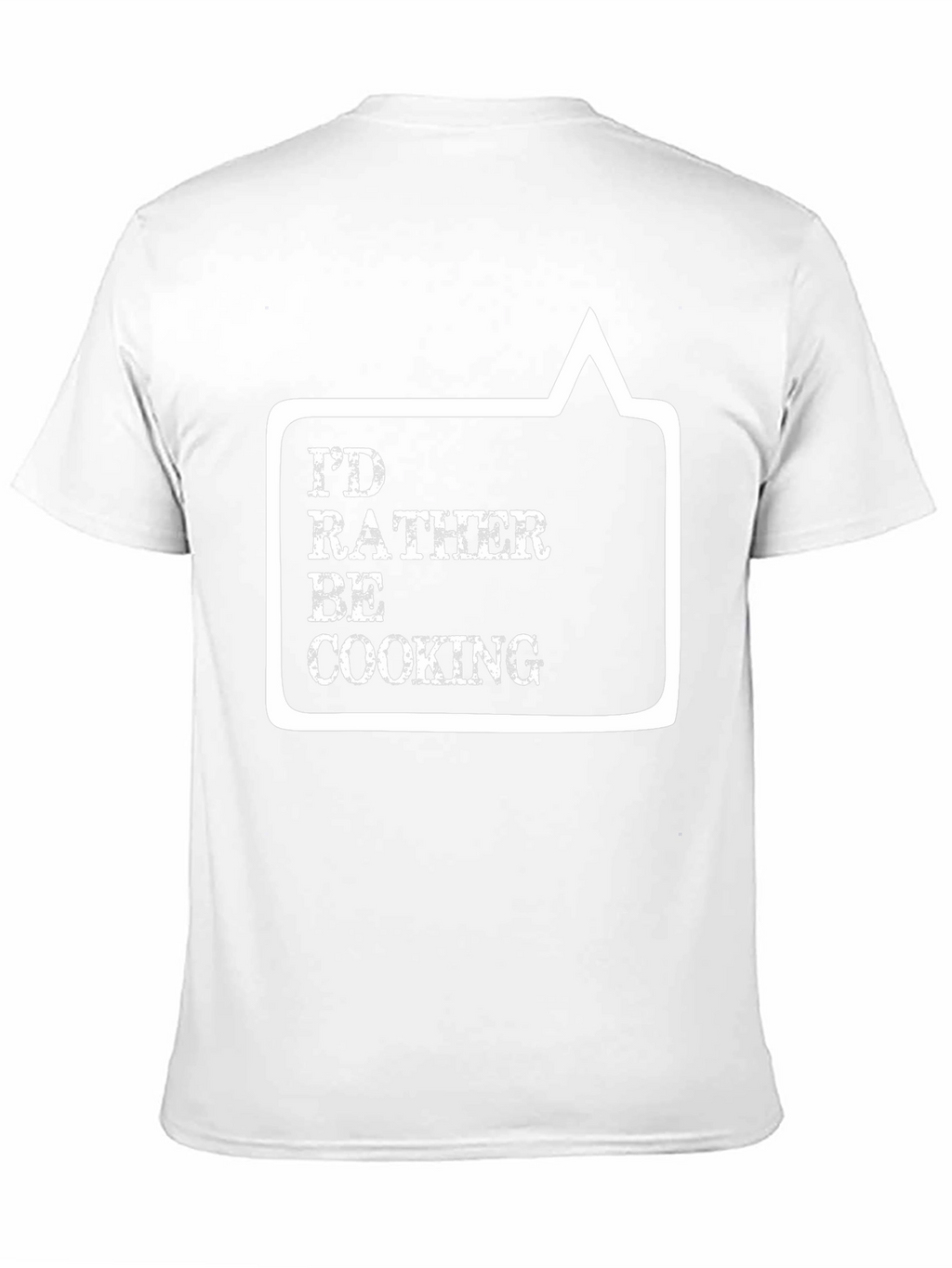 Id Rather Be Cooking T-Shirt - Black
