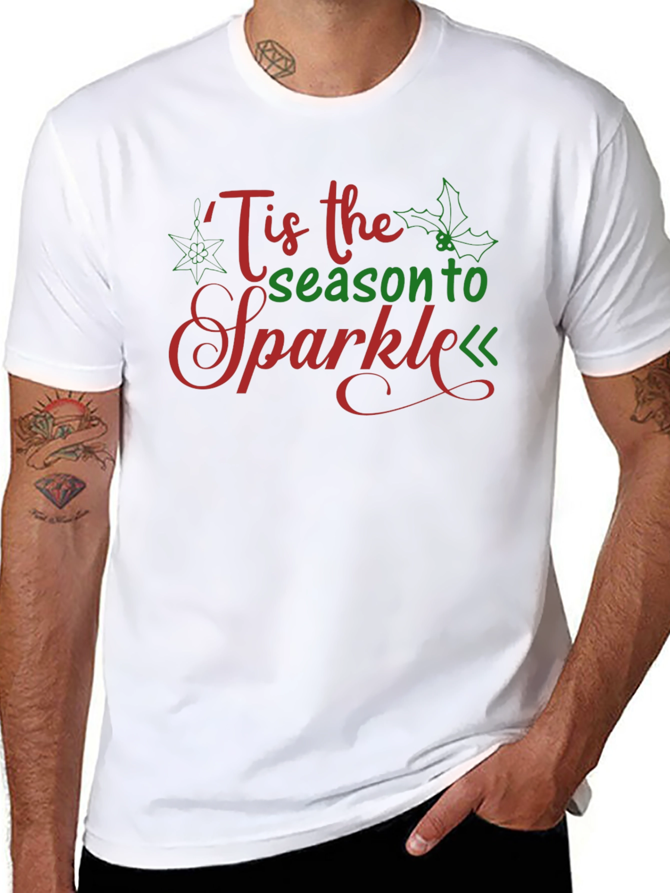 Tis the Season to Sparkle Christmas Graphic Tee