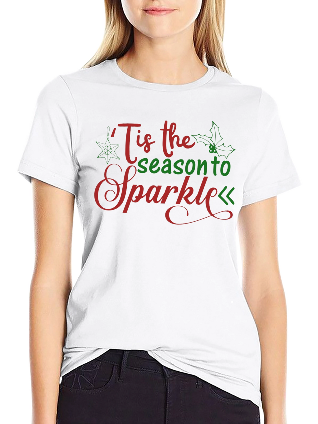 Tis the Season to Sparkle Christmas Graphic Tee