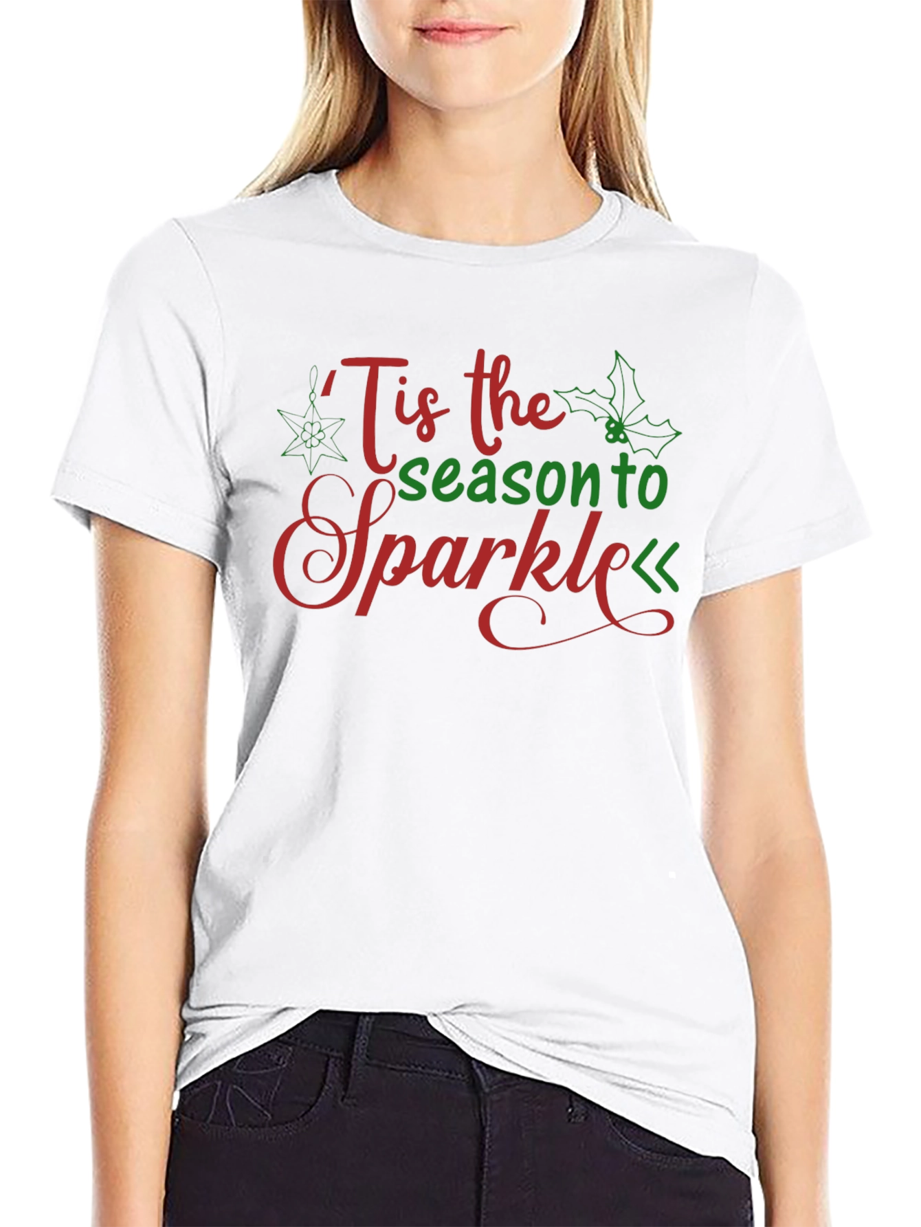 Tis the Season to Sparkle Christmas Graphic Tee