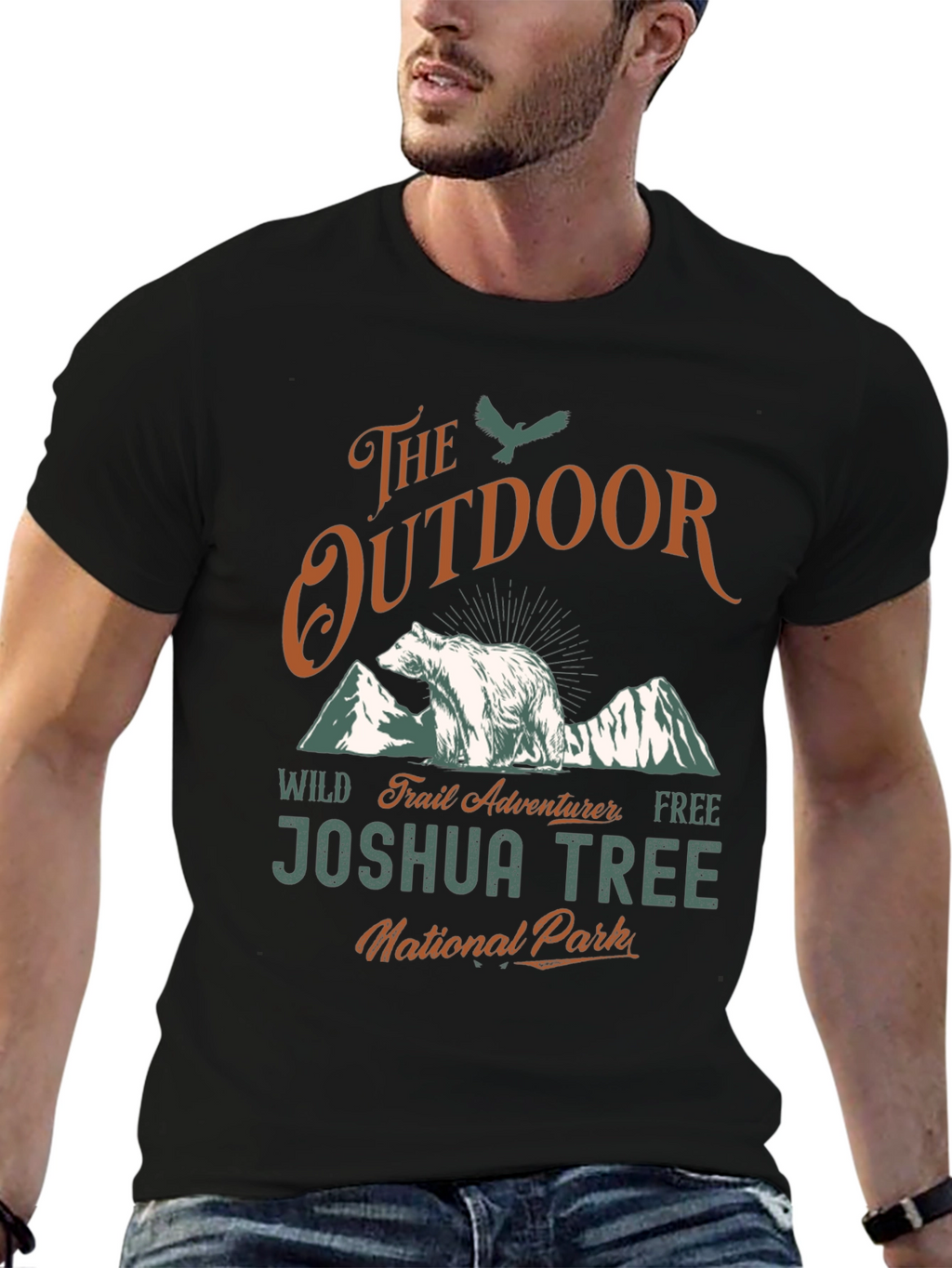 The Outdoor Joshua Tree National Park Bear T-Shirt