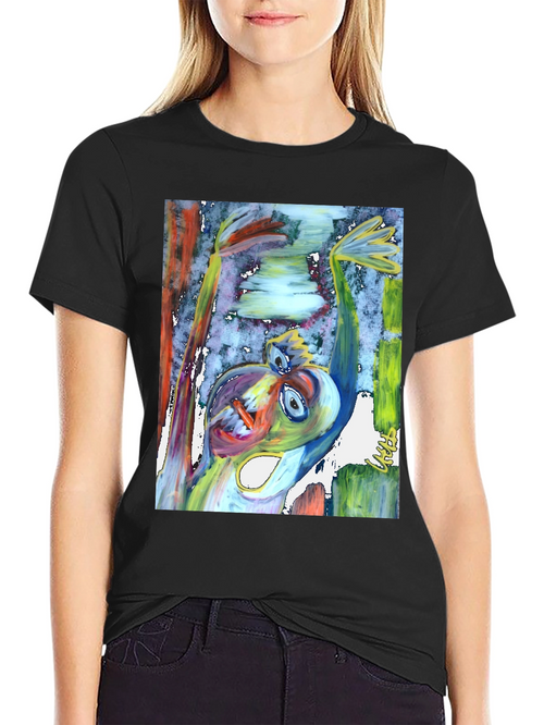 Abstract Art Graphic Tee - Unique Design