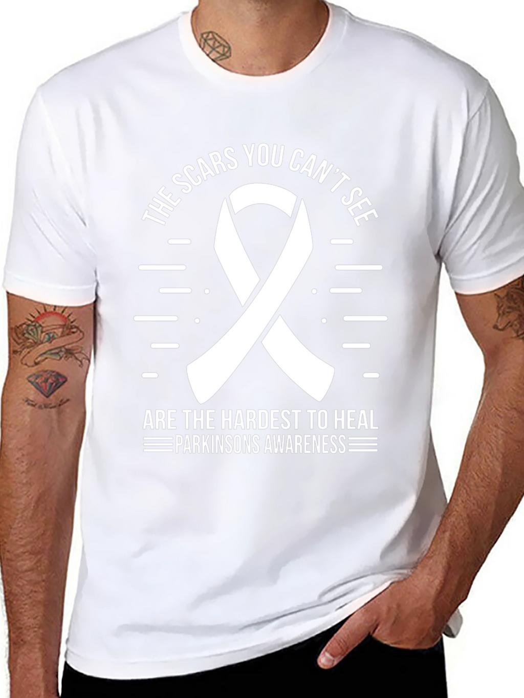 Parkinsons Awareness T-Shirt: Scars You Cant See