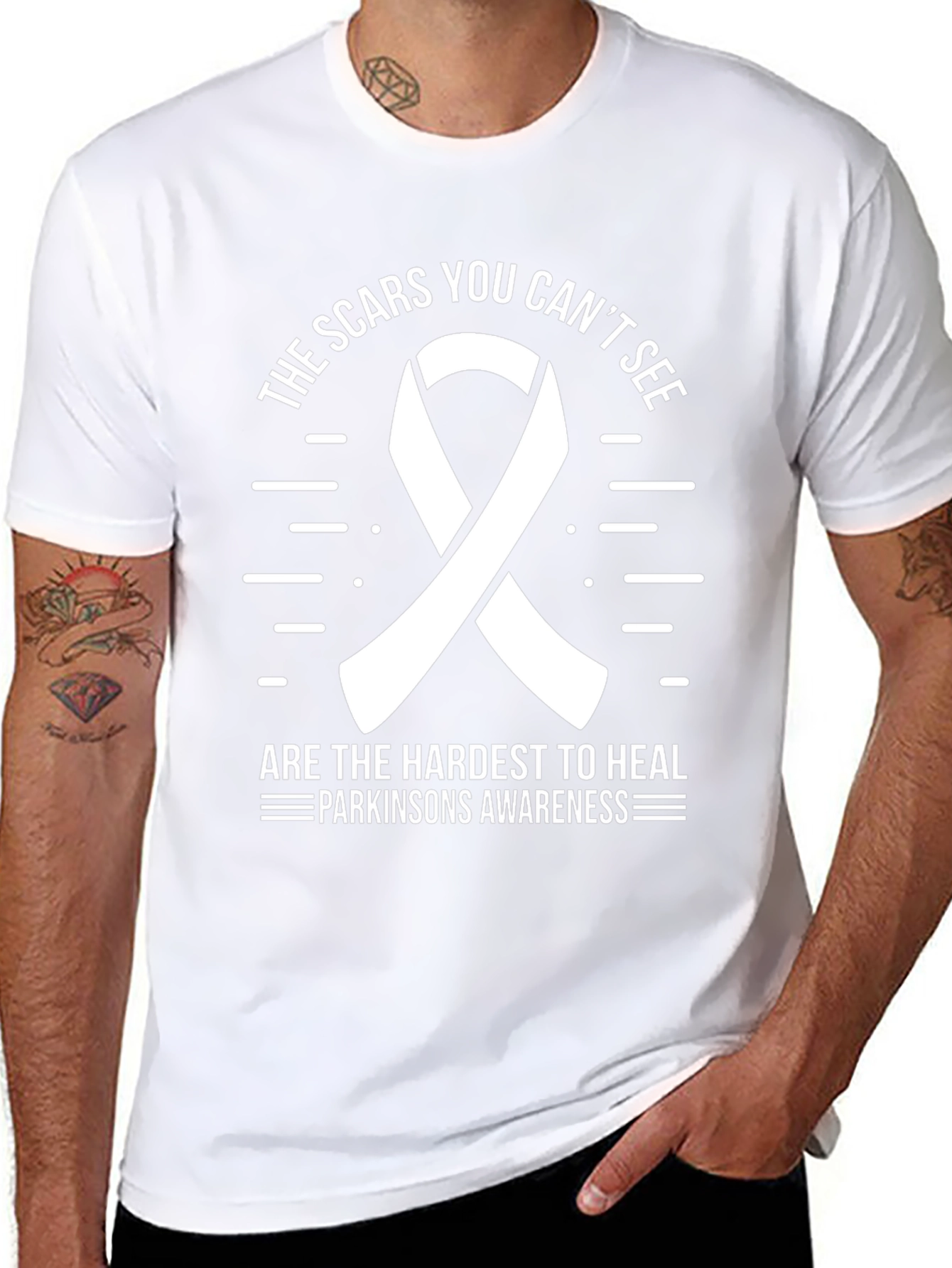 Parkinsons Awareness T-Shirt: Scars You Cant See