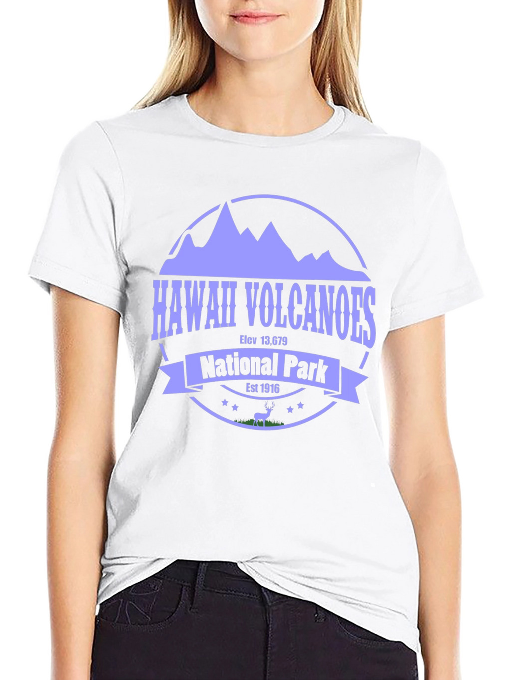 Hawaii Volcanoes National Park Black Tee