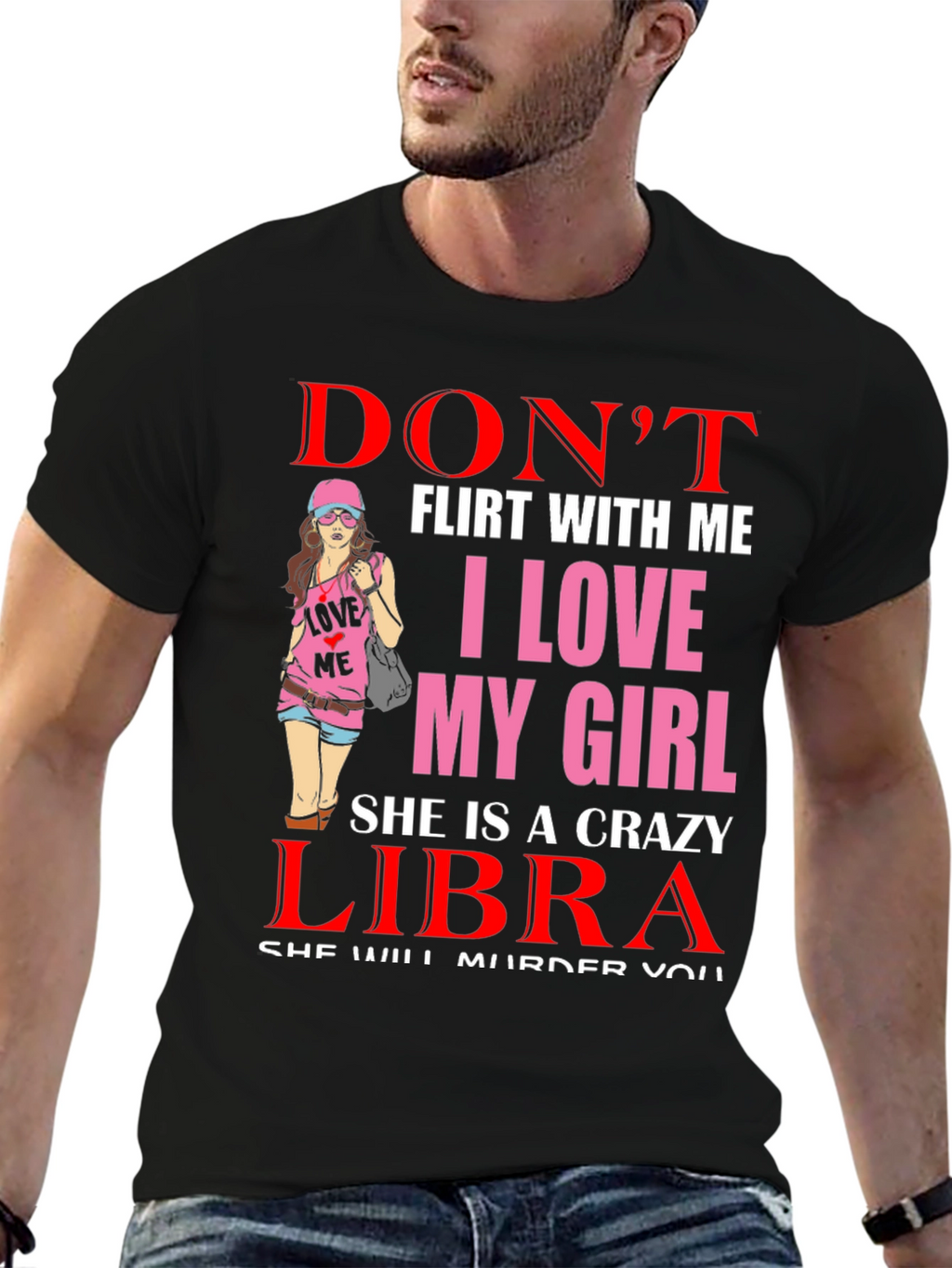 Dont Flirt With Me Libra Girl T-Shirt