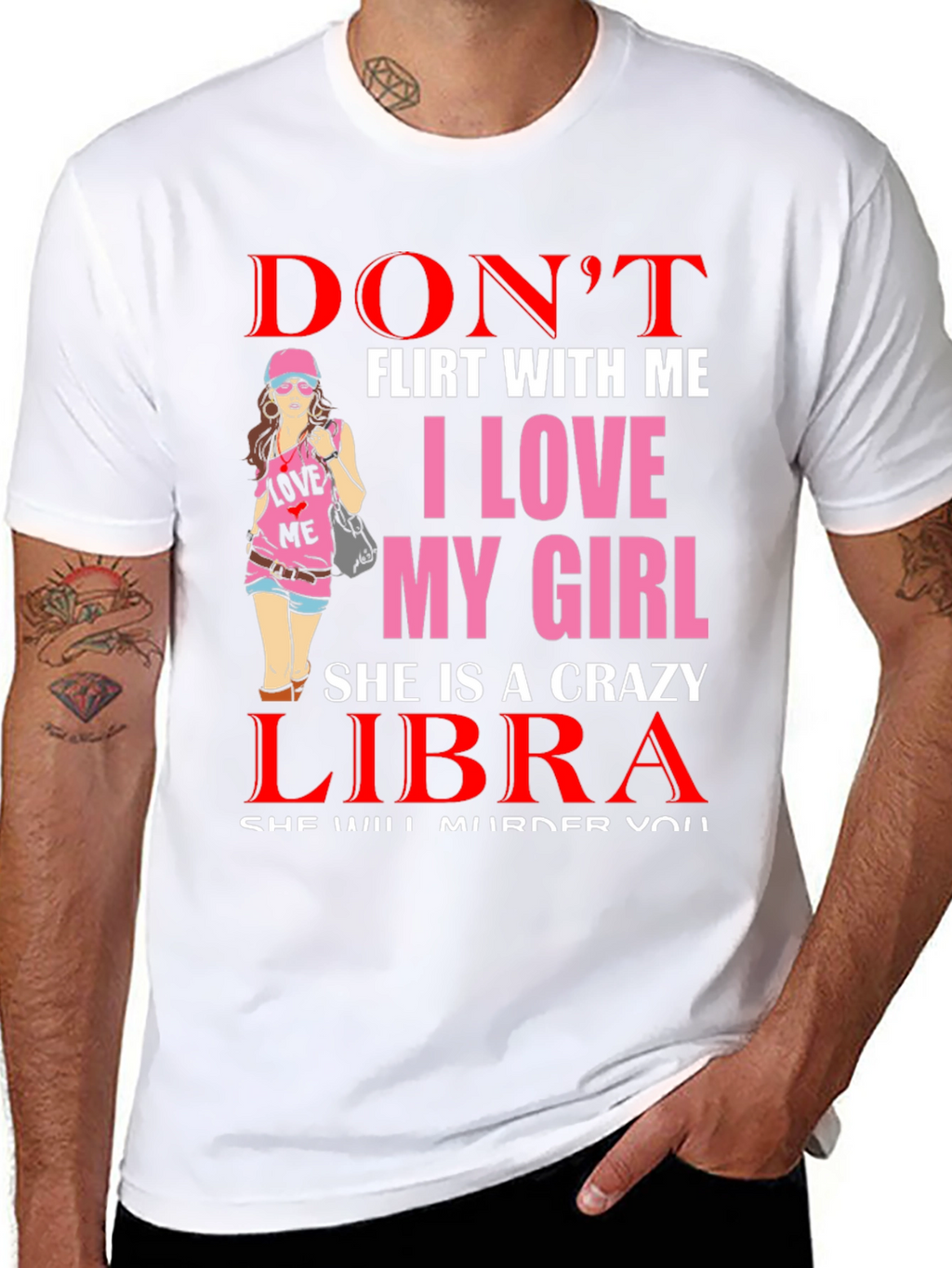 Dont Flirt With Me Libra Girl T-Shirt