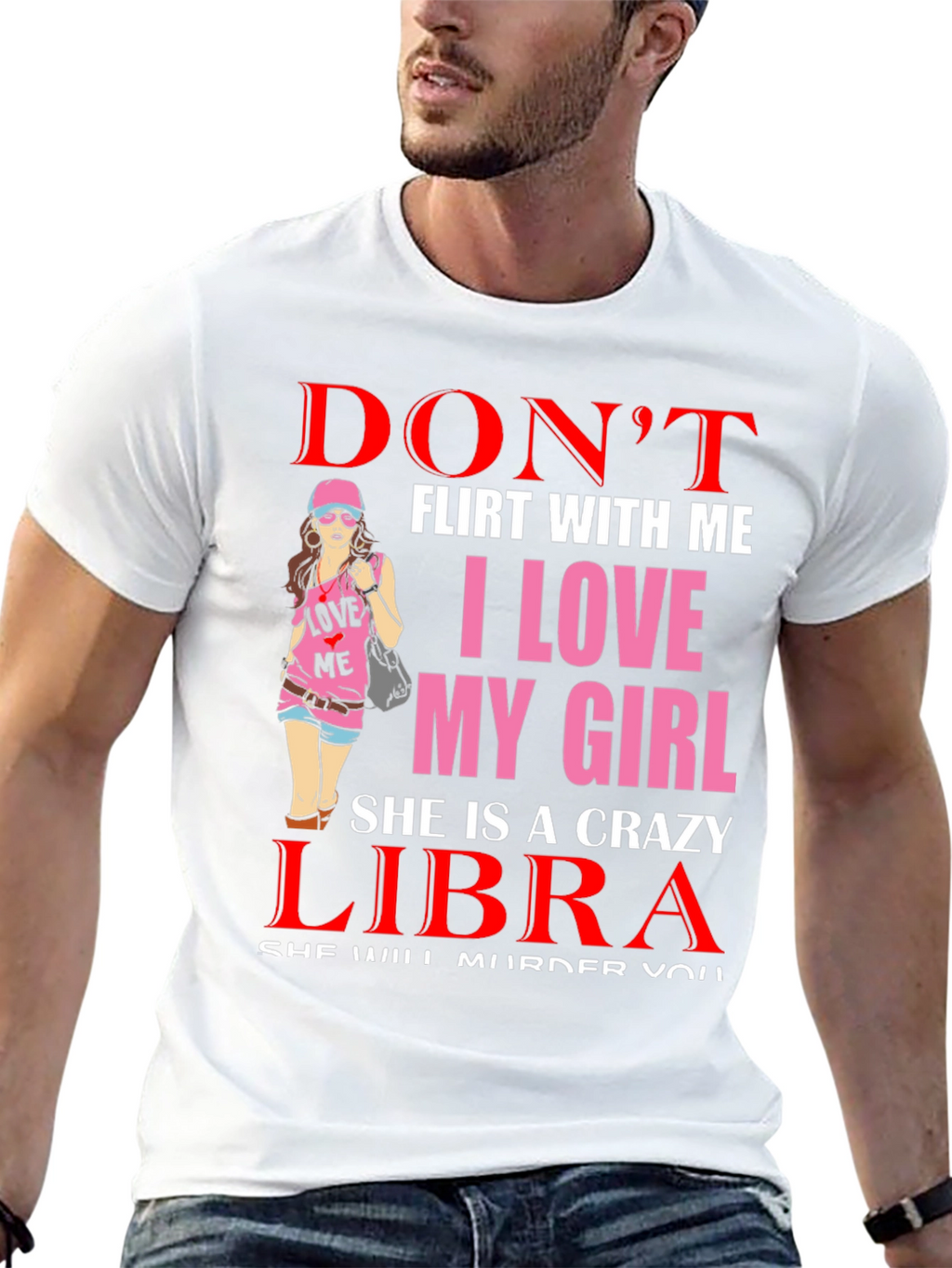 Dont Flirt With Me Libra Girl T-Shirt