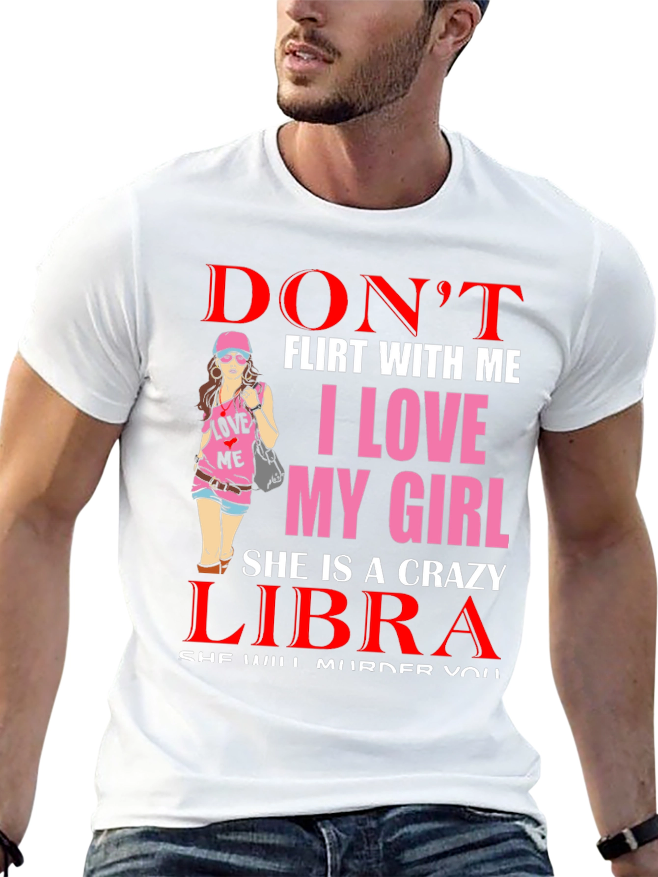 Dont Flirt With Me Libra Girl T-Shirt