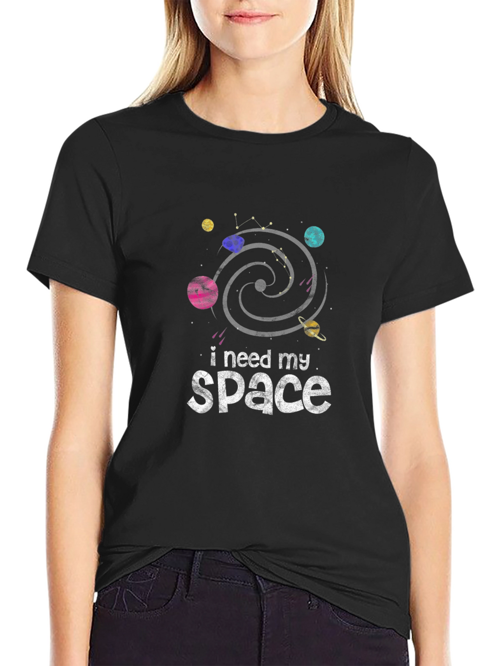 I Need My Space T-Shirt - Galaxy Planet Design