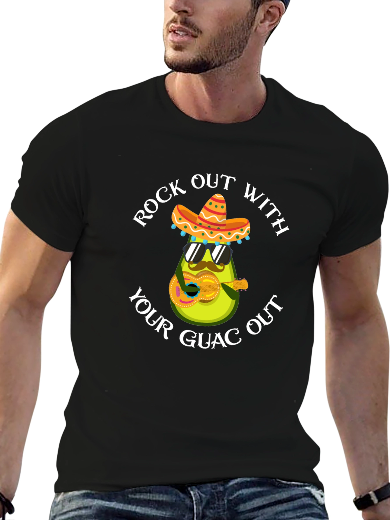 Rock Out With Your Guac Out Avocado T-Shirt