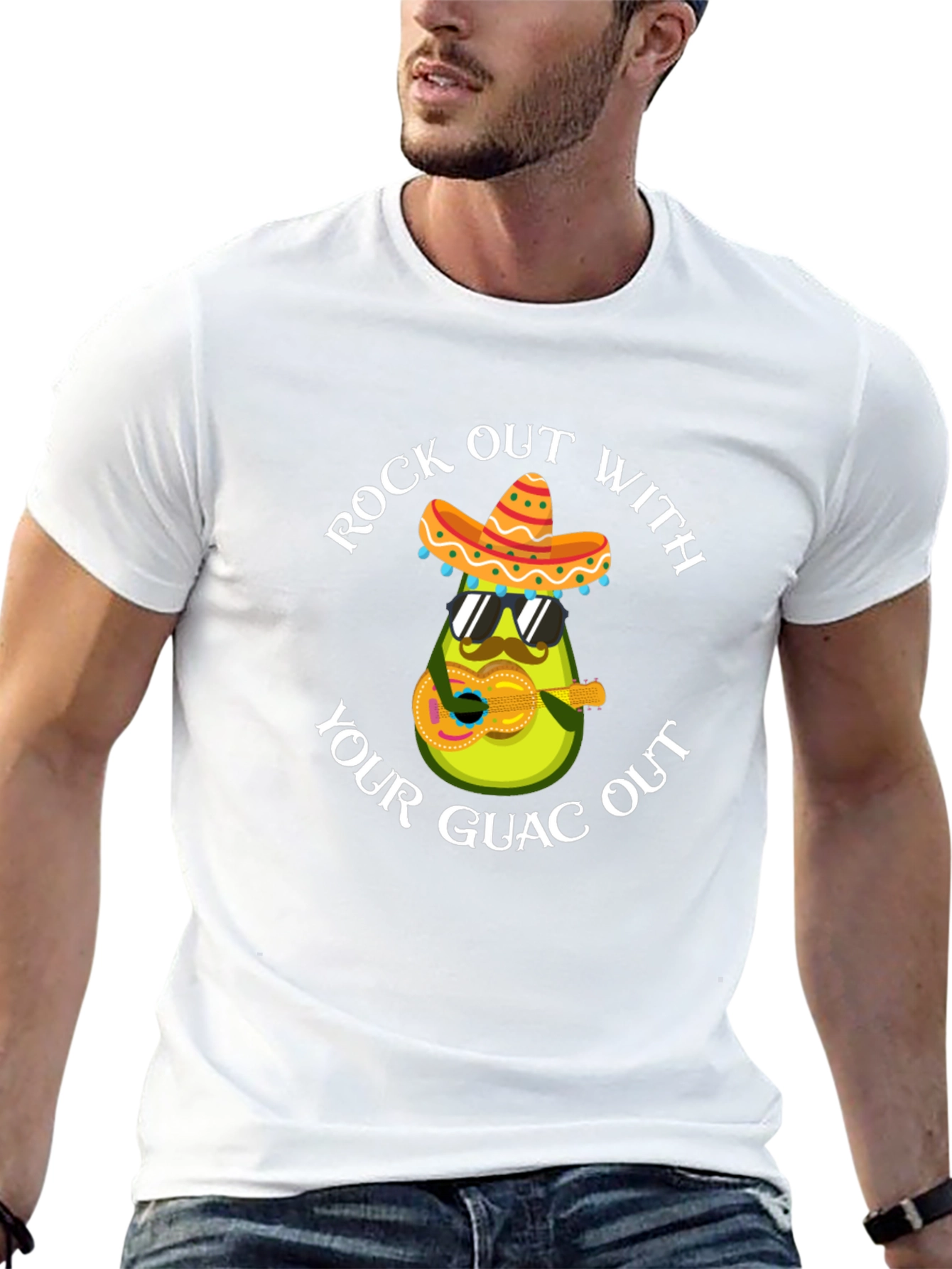 Rock Out With Your Guac Out Avocado T-Shirt