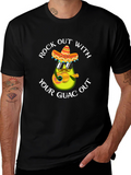 Rock Out With Your Guac Out Avocado T-Shirt