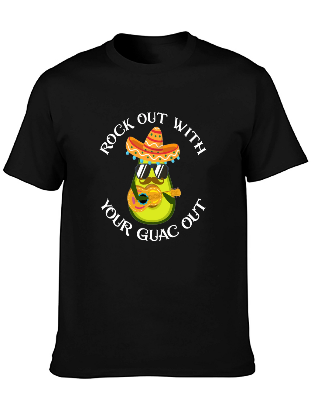 Rock Out With Your Guac Out Avocado T-Shirt