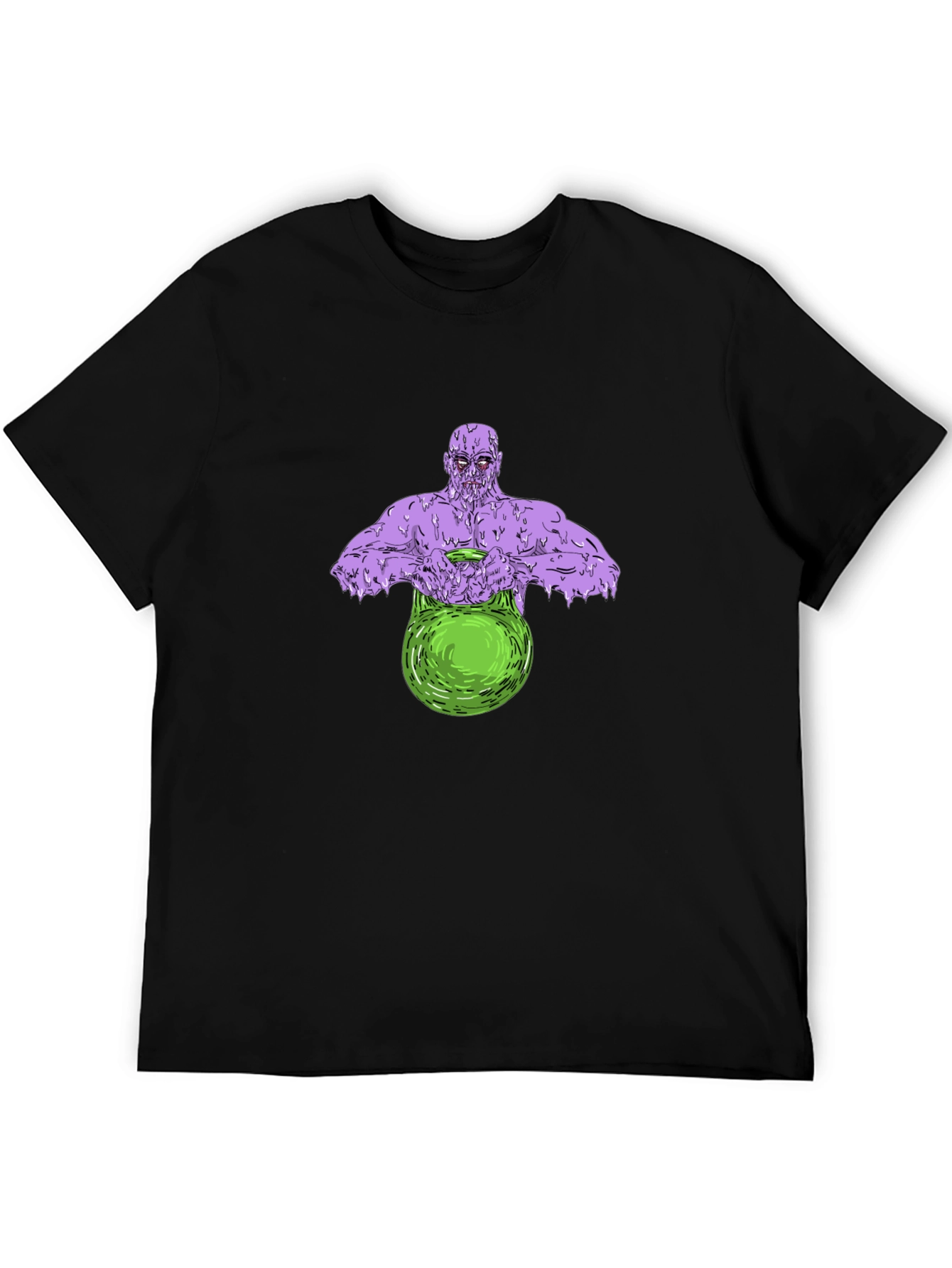 Zombie Lifting Kettlebell Graphic T-Shirt