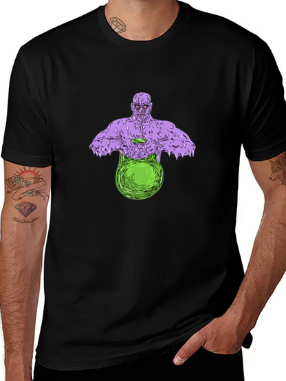 Zombie Lifting Kettlebell Graphic T-Shirt