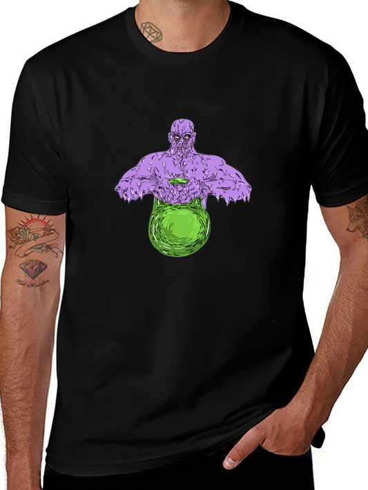 Zombie Lifting Kettlebell Graphic T-Shirt