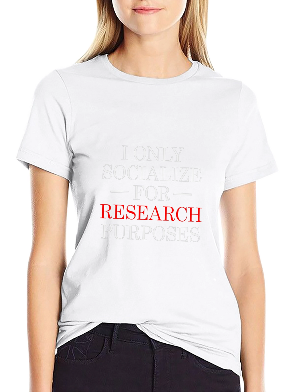 Research Purposes T-Shirt - Funny Introvert Tee