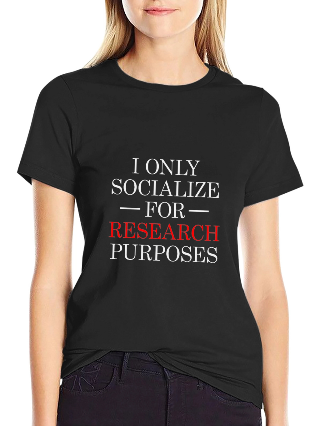 Research Purposes T-Shirt - Funny Introvert Tee