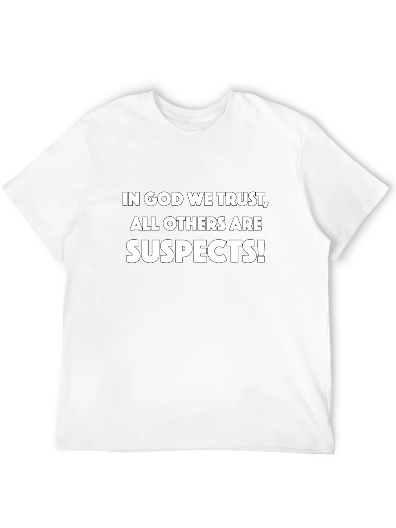 In God We Trust Graphic Tee - Black