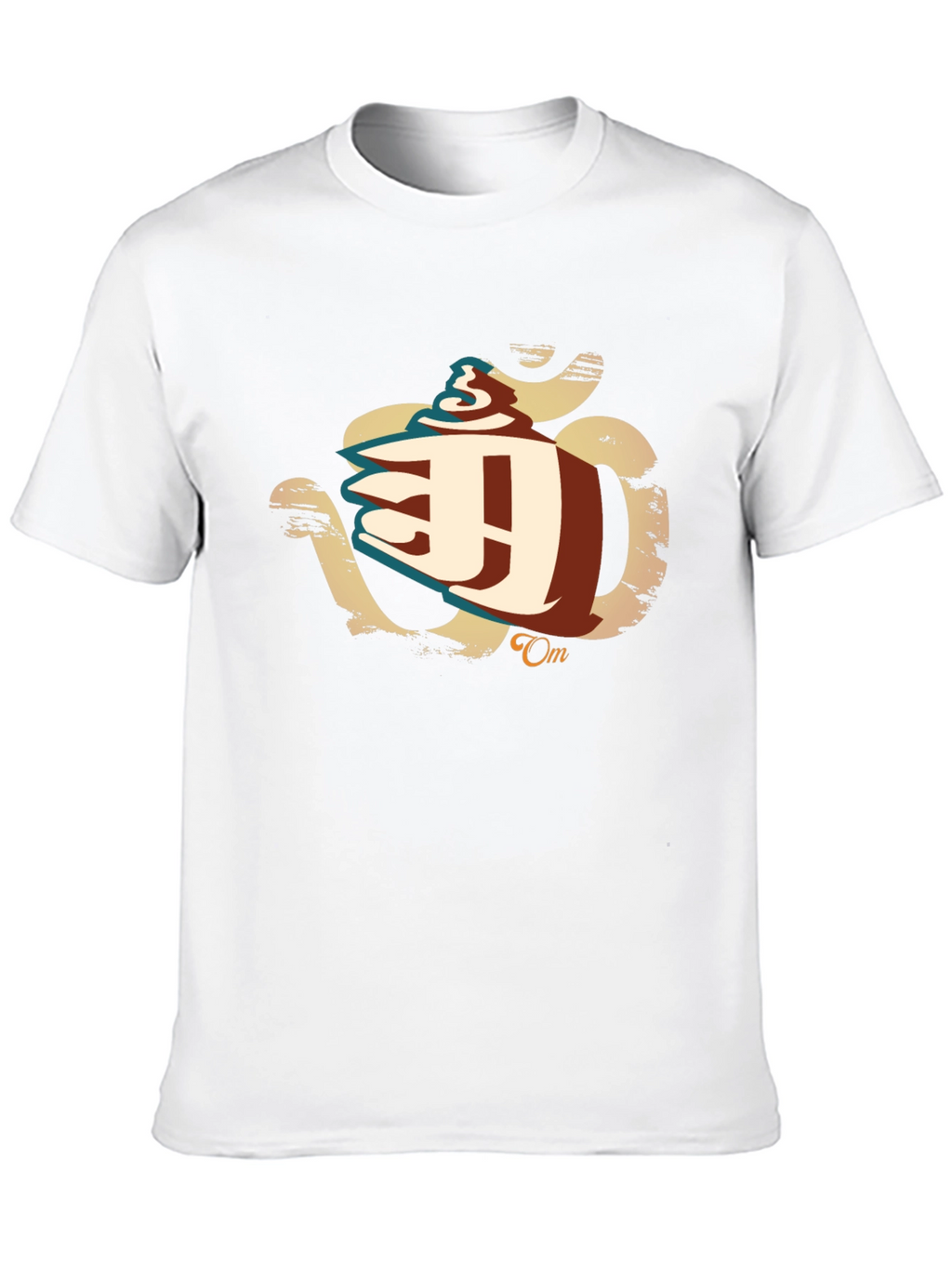 Om Symbol Graphic Black T-Shirt