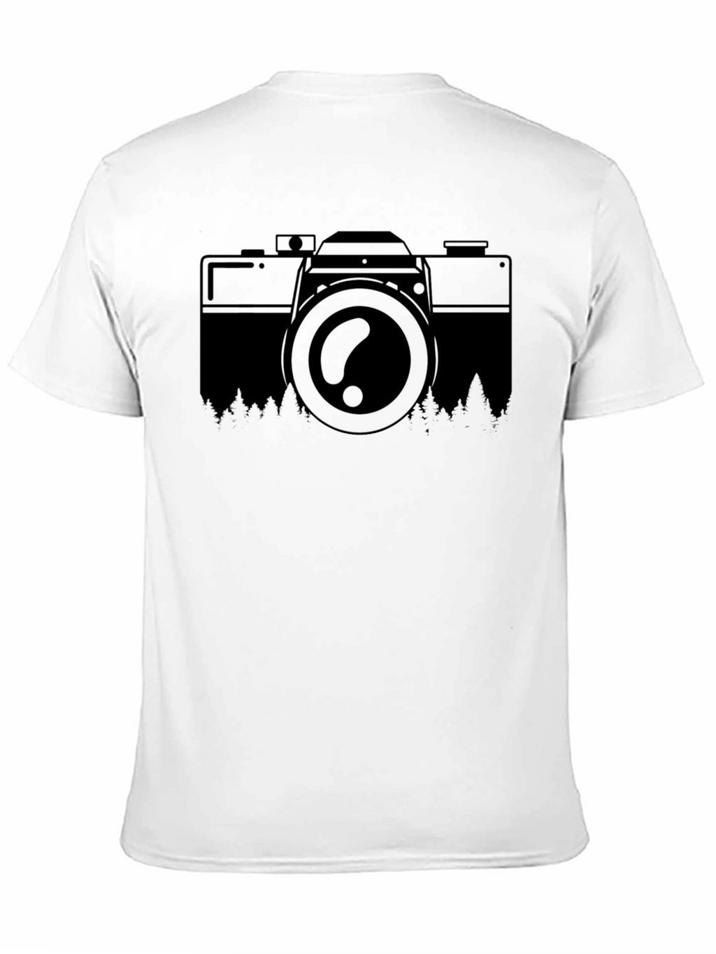 Camera & Nature Graphic T-Shirt