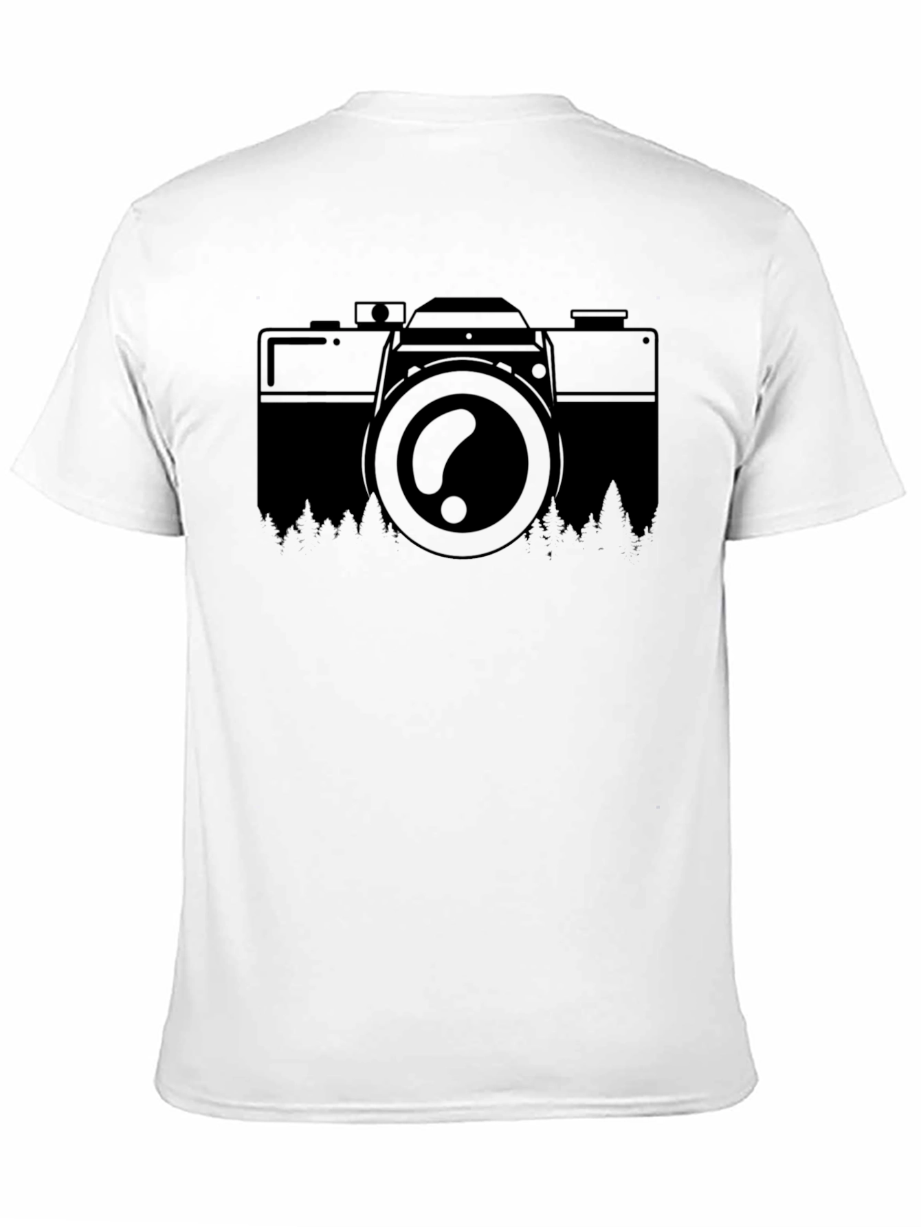 Camera & Nature Graphic T-Shirt