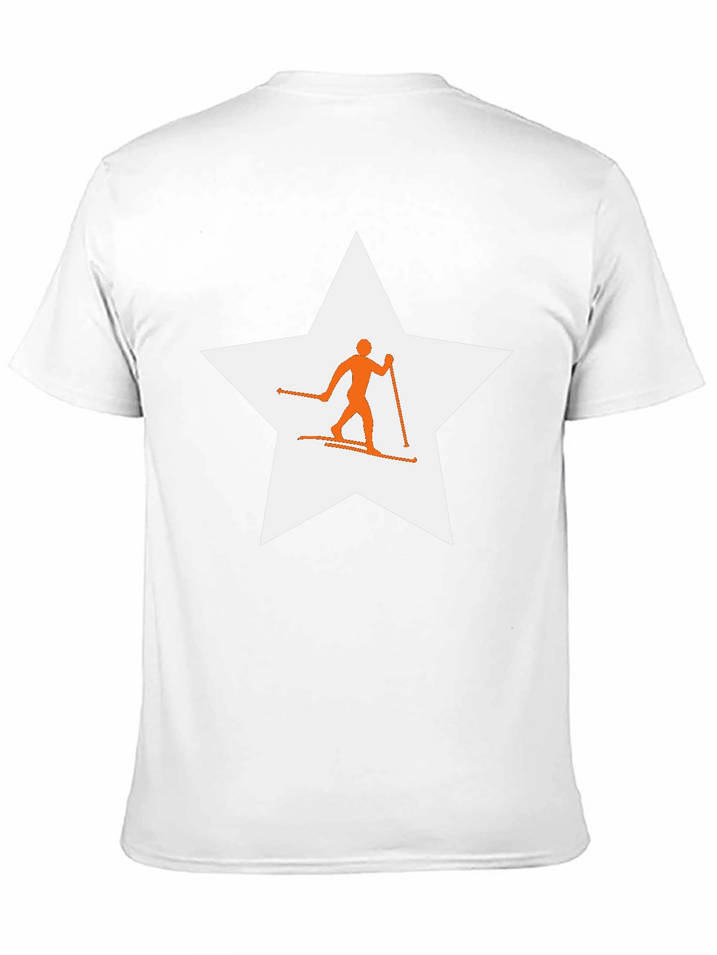 Ski Star Graphic Tee - Black Cotton Blend