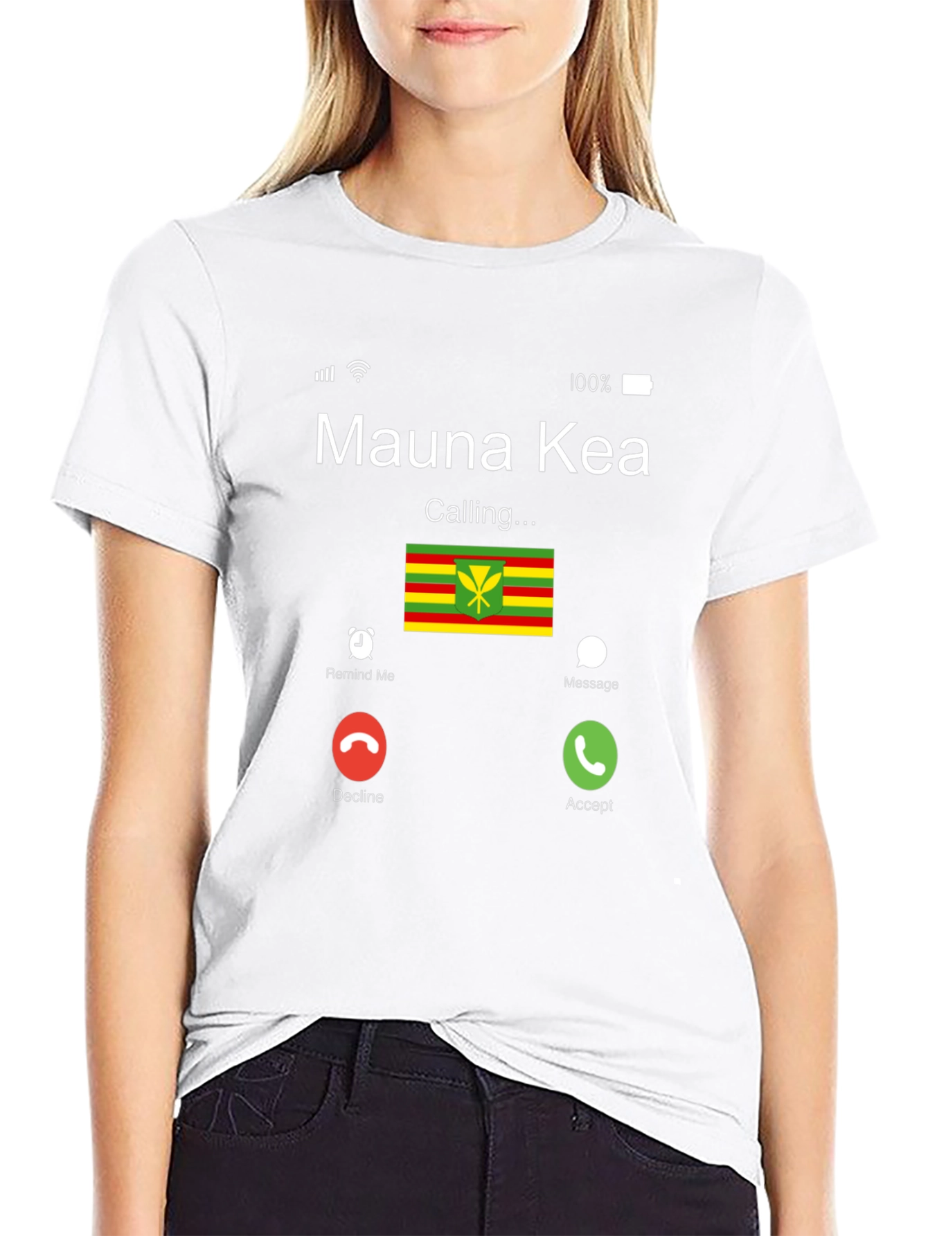 Mauna Kea Calling Graphic T-Shirt